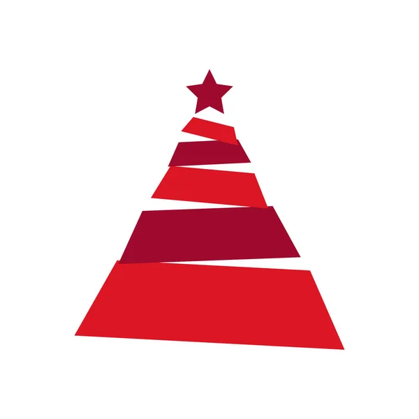 soyut Noel ağacı, vektör