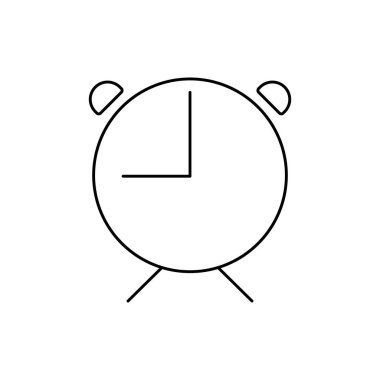 Saat simgesi, düz tasarım