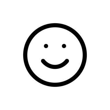 Mutlu simge, yüz, vektör tasarımı