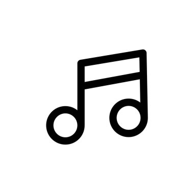 müzik not simgesini, vektör tasarımı