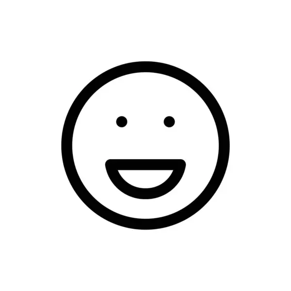 Gülme simgesi, yüz, vektör tasarımı