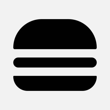 Burger menü simgesi, vektör