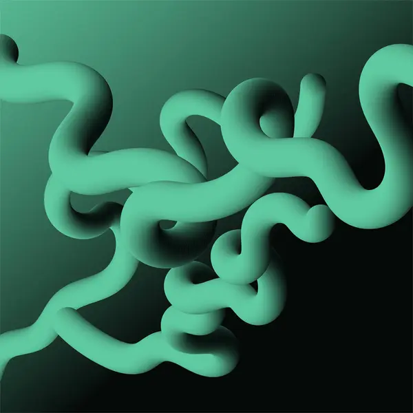 Soyut 3B çizgiler, vektör tasarımı