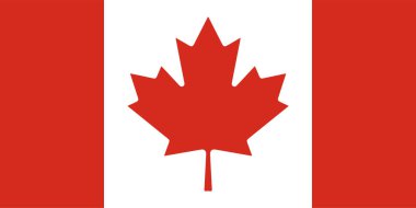 Kanada bayrağı, vektör tasarımı