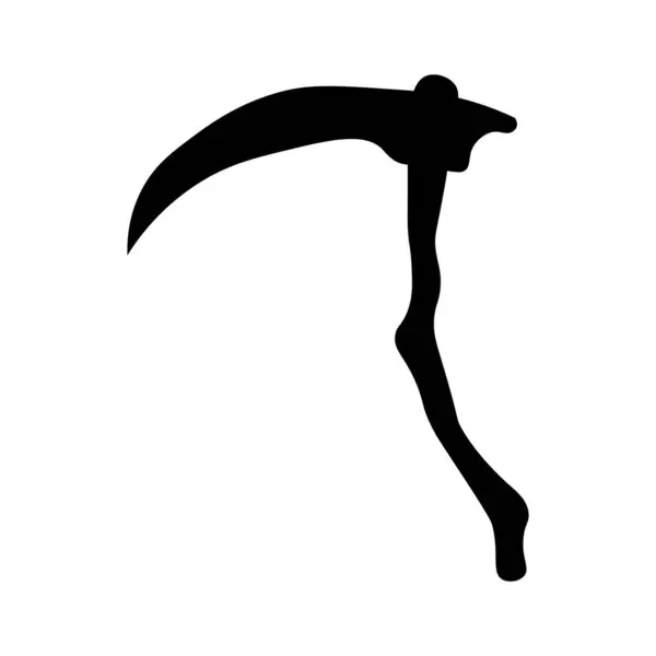 Tırpan simgesi, Cadılar Bayramı, vektör tasarımı