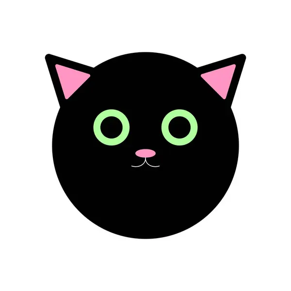 Kara Cadılar Bayramı kedisi, vektör tasarımı