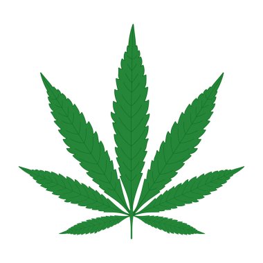 Ot bitkisi simgesi, vektör tasarımı