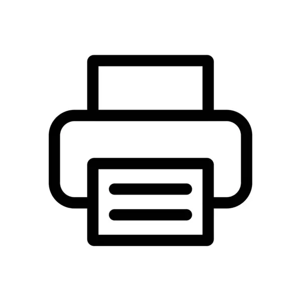 Yazıcı Simgesi, basit vektör tasarımı