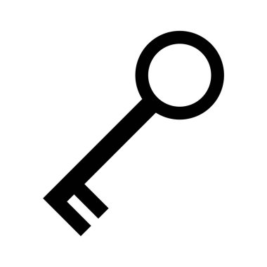 Anahtar Simgesi, basit vektör tasarımı