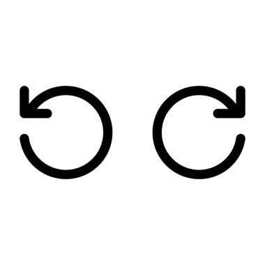 Simgeyi yeniden yükle ve döndür, vektör