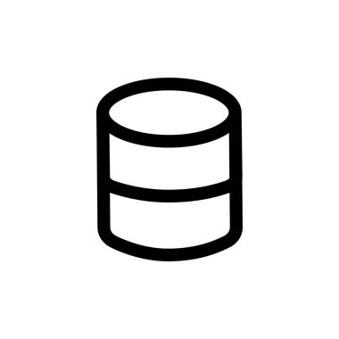 veritabanı simgesi, basit vektör tasarımı