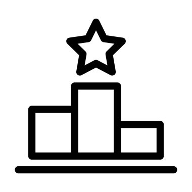 Lider pano simgesi, basit vektör tasarımı