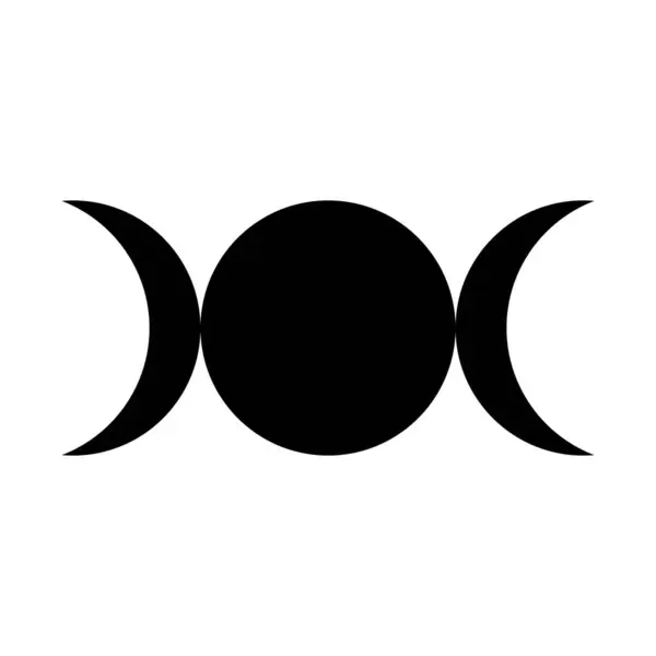 Üçlü Ay Sembolü, Ay 'ın Wiccan Kutsal Tanrıçası Simgesi