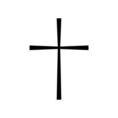 Bizans haçı, basit vektör tasarımı