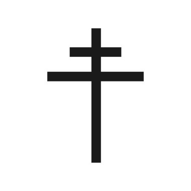 Ataerkil haç, basit vektör tasarımı