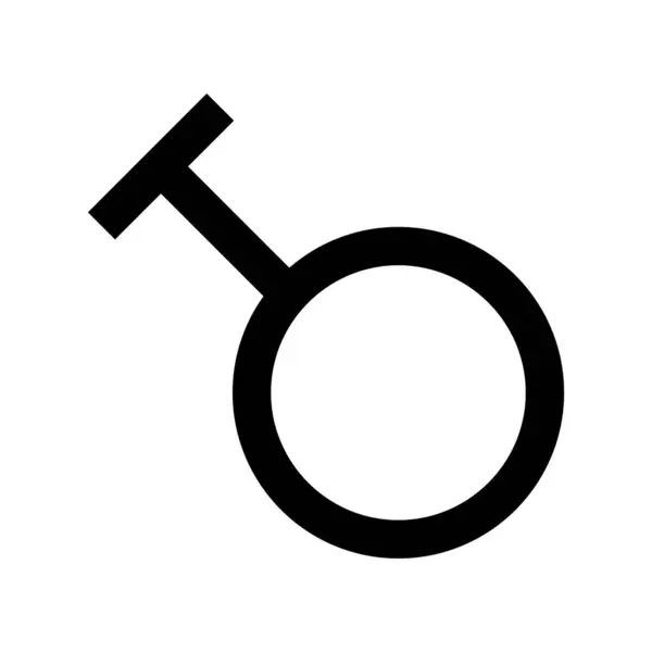 Travma sembolü, cinsiyet simgesi, vektör tasarımı