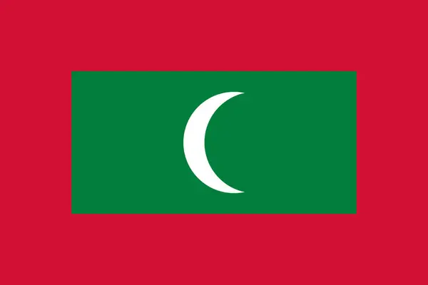 Maldivler bayrağı, vektör tasarımı