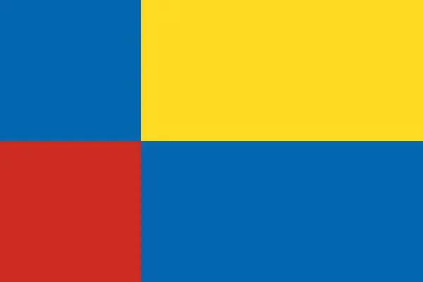 The flag of Nitra Region, Slovakia, vector design
