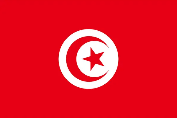 Tunus bayrağı, vektör tasarımı