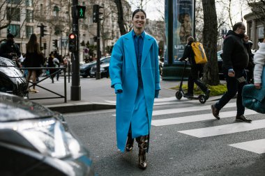 Caroline Issa, Paris Moda Haftası Kadın Giyim / Kış 20-21 programında MIU 'nun dışında görüldü..