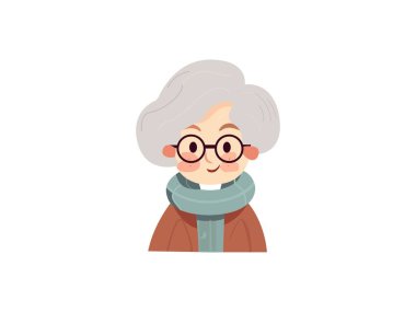 Büyükanne Vektör Sanat PNG Ücretsiz