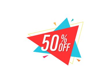 % 50 indirim indirim ve satış promosyon afiş