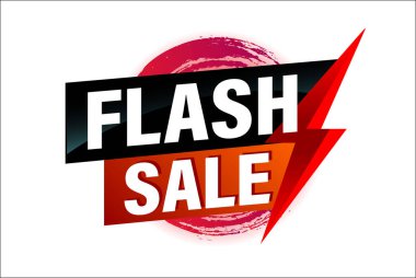 flash sale poster afişi grafik tasarım logo simgesi sosyal medya web sitesi kuponu