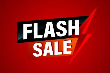 flash sale poster afişi grafik tasarım logo simgesi sosyal medya web sitesi kuponu
