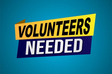 Gönüllülerin poster pankartı grafik tasarım logo simgesi sosyal medya web sitesi kuponuna ihtiyaçları vardı