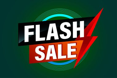 flash sale poster afişi grafik tasarım logo simgesi sosyal medya web sitesi kuponu