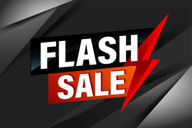 flash sale poster afişi grafik tasarım logo simgesi sosyal medya web sitesi kuponu