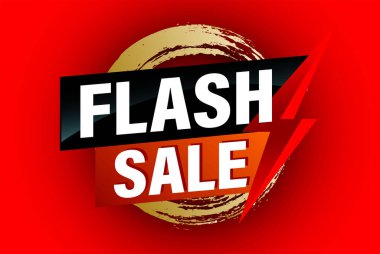 flash sale poster afişi grafik tasarım logo simgesi sosyal medya web sitesi kuponu
