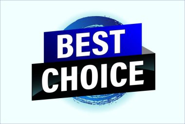 En iyi seçim poster afişi grafik tasarımı logo simgesi sosyal medya web sitesi kuponu