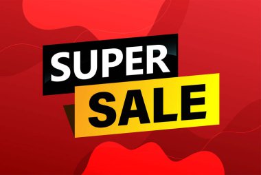 süper satış poster afişi grafik tasarım logo simgesi sosyal medya web sitesi kuponu