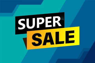 süper satış poster afişi grafik tasarım logo simgesi sosyal medya web sitesi kuponu