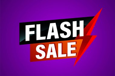 flash sale poster afişi grafik tasarım logo simgesi sosyal medya web sitesi kuponu