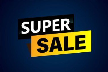 süper satış poster afişi grafik tasarım logo simgesi sosyal medya web sitesi kuponu