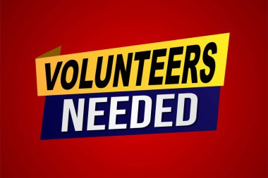 Gönüllülerin poster pankartı grafik tasarım logo simgesi sosyal medya web sitesi kuponuna ihtiyaçları vardı