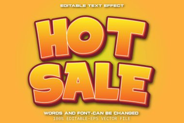 Hot Sale Editable Text Effect Cartoon Style clipart