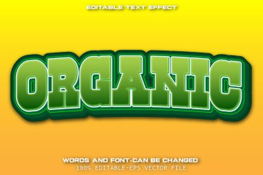 Organik Düzenlenebilir Metin Efekti Çizgi Film Biçimi