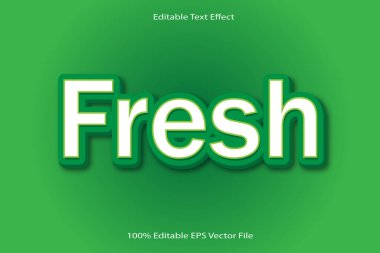 Taze Düzenlenebilir Metin Efekti 3d Kabartma Çizgi Film Gradyan Biçimi