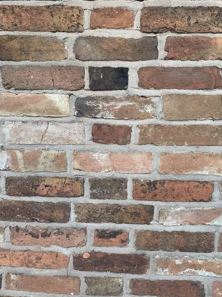Close up picture of a textured brick wall
