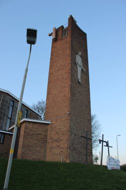 Leicester, Leicestershire, İngiltere 24 Mart 2024 Saint Luke Kilisesi