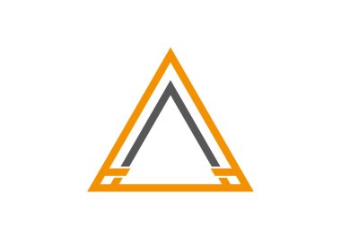 İlk harf, bir logo. İlk Harf A logo simgesi, İlk Logo Şablonu