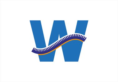 Vites şablonu logosuna sahip W harfi