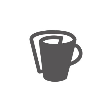 Kahve, kafe logosu şablonu