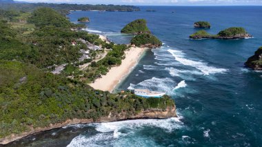 Goa Cina Sahili Watu Leter Sahili 'nde gökyüzünde görüldü