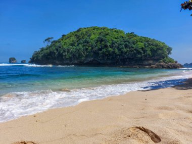 Tanjung Penyu Mas Sahili güney Malang, Doğu Java, Endonezya