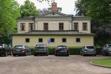 Impressions from the wooden town of Hjo, located at Sweden's second largest lake, the Vaettern, in the province of Skaraborg