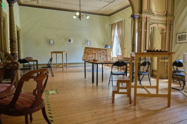 Impressions from the wooden town of Hjo, located at Sweden's second largest lake, the Vaettern, in the province of Skaraborg